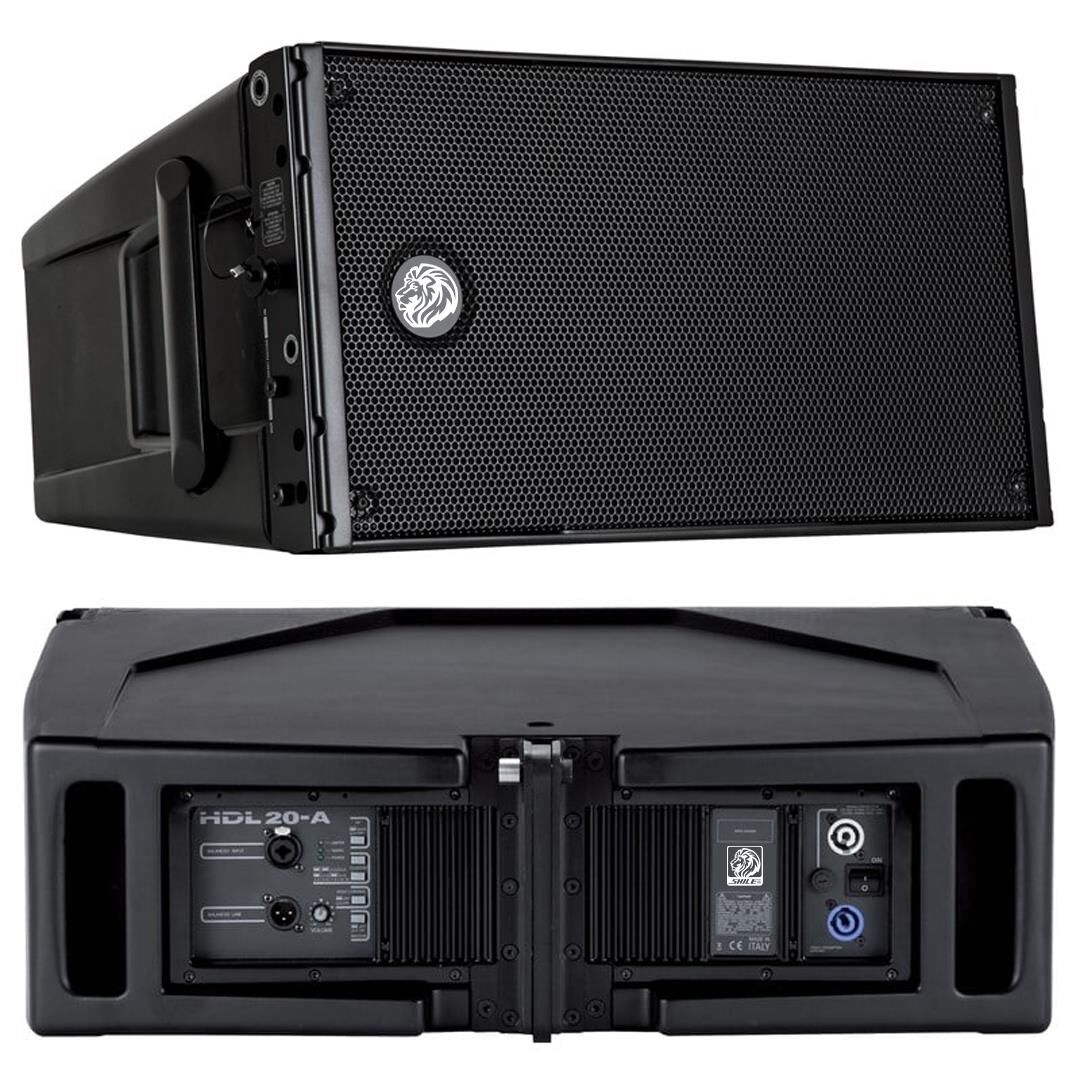 Shile HDL20-A 2X10'' 1400 Watt 2 Yollu Profesyonel Aktif Line Array Kabin Hoparlör