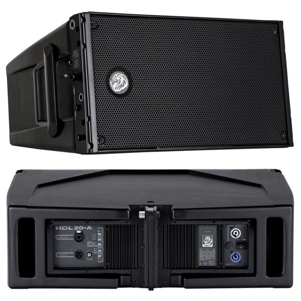Shile HDL20-A 2X10'' 1400 Watt 2 Yollu Profesyonel Aktif Line Array Kabin Hoparlör