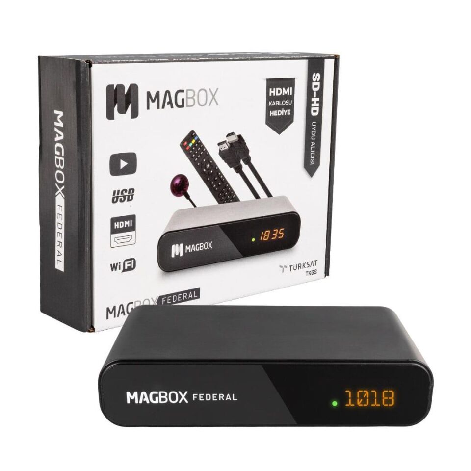 Ayt Magbox Federal TKGS'li HD Uydu Alıcısı