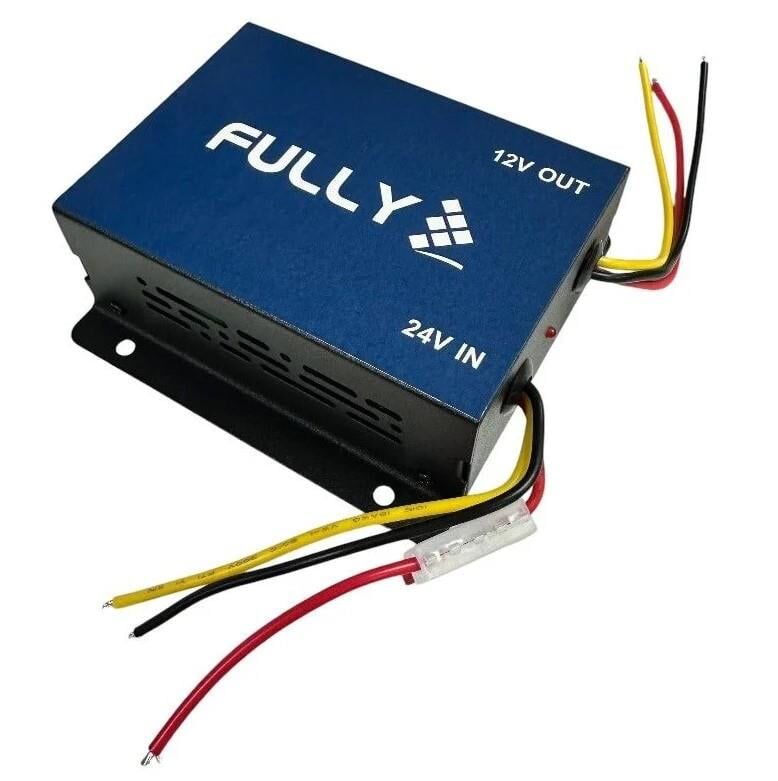 Ayt Fully 2412 24V-12V Dc Dc 30 Amper Oto Akü Voltaj Konvertör Oto Kamyon Tır Uyumlu 24 Volt 12 Volt Düşürücü Çevirici