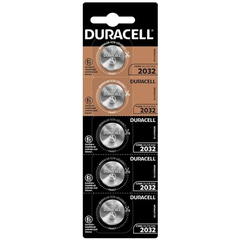 Duracell CR2032 Lityum Pil 5'li Paket