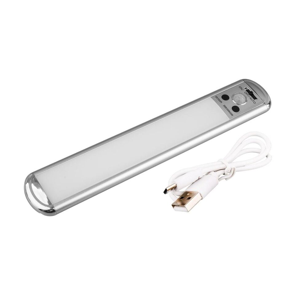 Powermaster SD-333 USB'li Şarjlı Hareket Sensörlü 23 Cm Ledli Lamba Aydınlatma