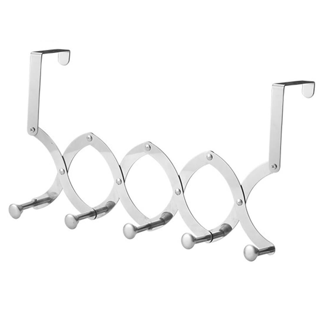 Ayt Sunup SN-24904 Çok Fonksiyonlu 5 Kancalı Katlanabilir Askılık Kapı Arkası Mutfak Banyo Askılığı