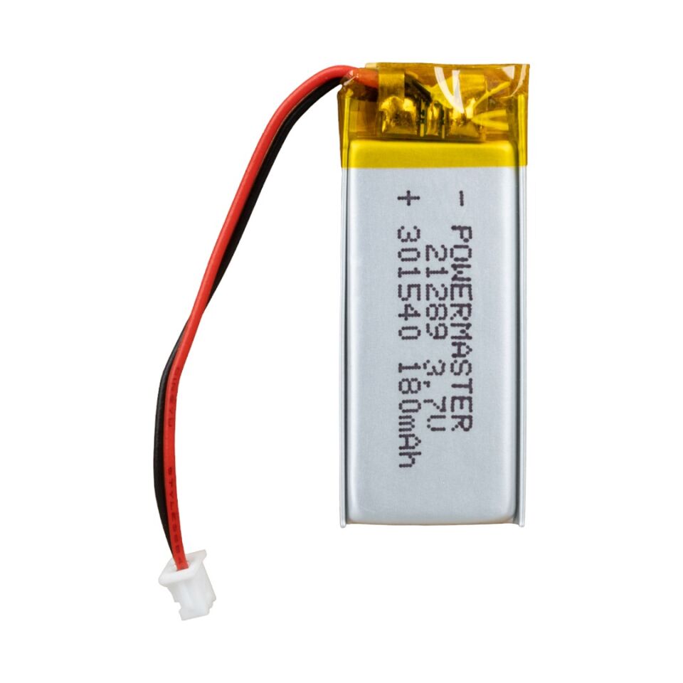 Powermaster 3.7 Volt 250 Mah Lityum Polimer Şarjlı Pil 3X15X40 mm Akıllı Saat Kulaklık Pili