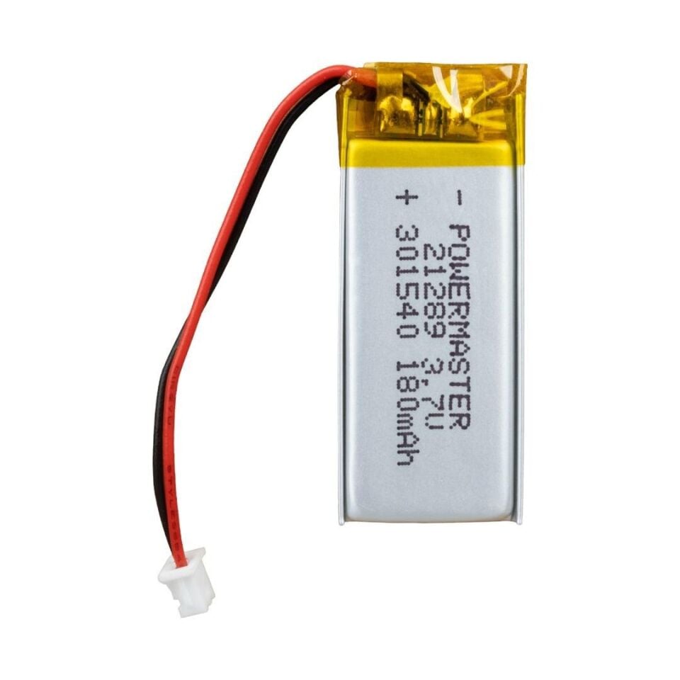Powermaster 3.7 Volt 250 Mah Lityum Polimer Şarjlı Pil 3X15X40 mm Akıllı Saat Kulaklık Pili