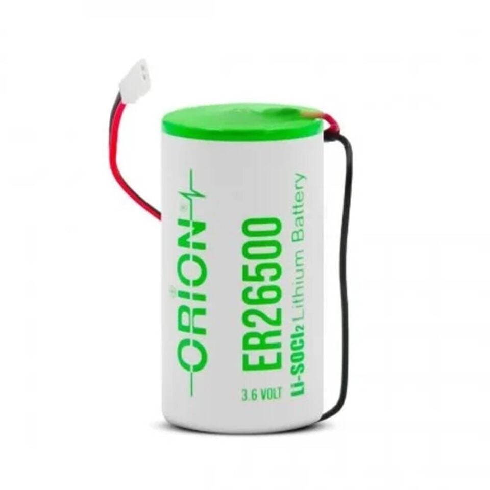 Powermaster Er 26500 H 3.6 Volt Soketli Orta Boy  Lityum Pil Şarj Edilebilir Pil