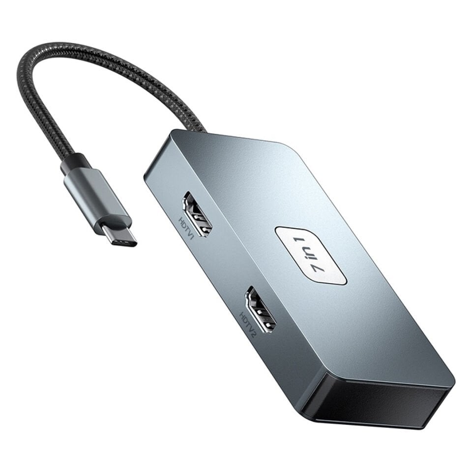 Ayt Powermaster PM-25078 7 in 1 Type-c Hub Type-c Usb Hdmi Çevirici Dönüştürücü Aparat
