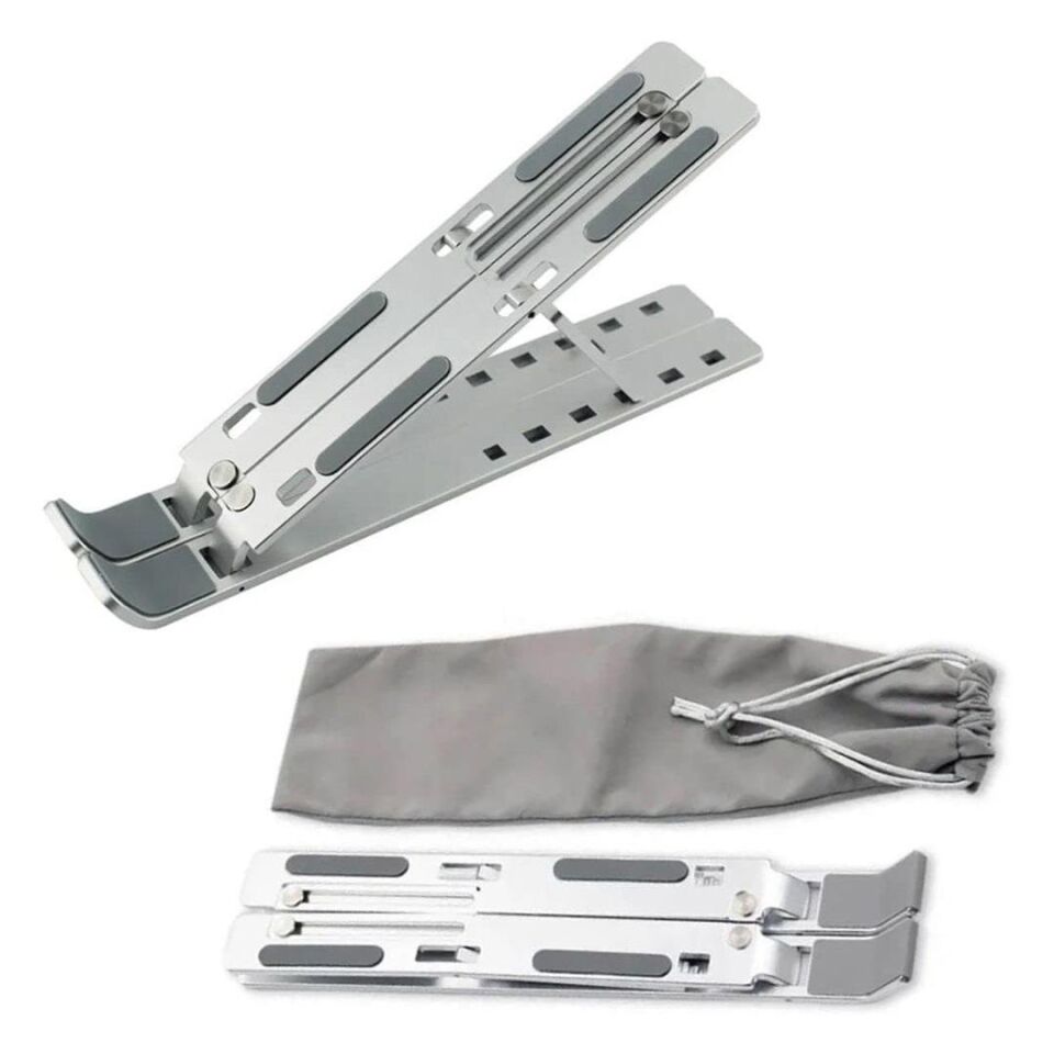 Frisby FNC-5150ST Taşınabilir Katlanır Alüminyum Tablet/Notebook/Laptop Stand Metalik Renk