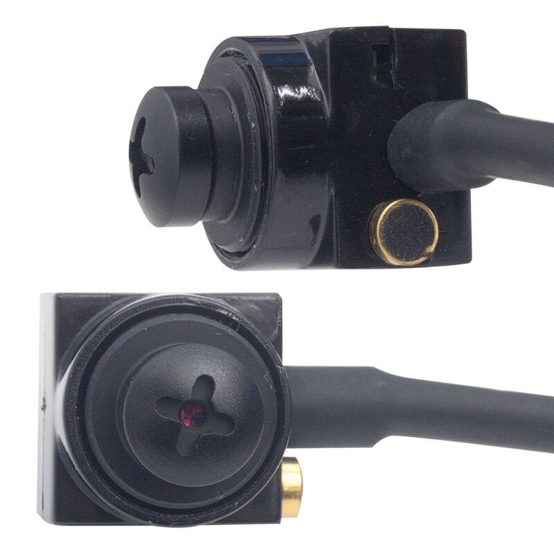 Ayt Powermaster PM-19311 3.6Mm 800 Tvl 1-4 Sensör Mikrofonlu Vida Tip Mini Kamera Dvr Cihazı İçin Giz li Kamera