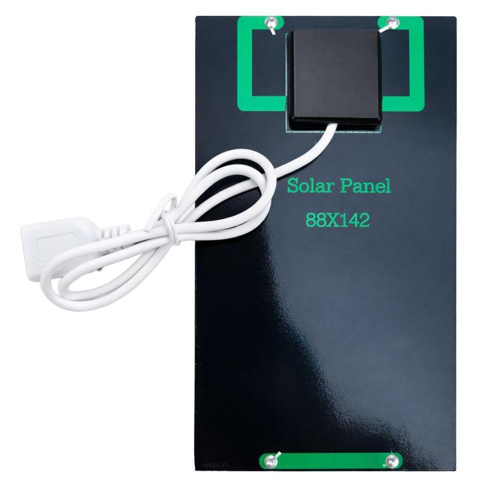 Powermaster PM-24920 USB Çıkışlı 5 Watt Solar Güneş Enerji Paneli Dişi Usb Çıkışlı