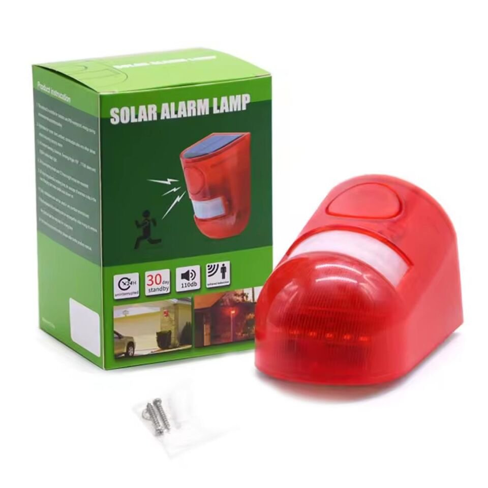 Ayt Powermaster PM-26943 Mikrofonlu Sesli Hayvan Kovucu Alarm Cihazı Solar Güneş Enerjili Panelli Vahşi Hayvan Kovacağı