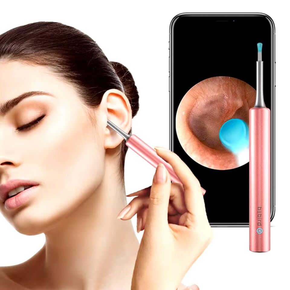 Ayt T5 5 MP Kamera 3.5mm Lens Şarjlı Wifi Görüntülü Kulak Temizleyici Beyaz Renk Endoskopik Kulak Temizleyici