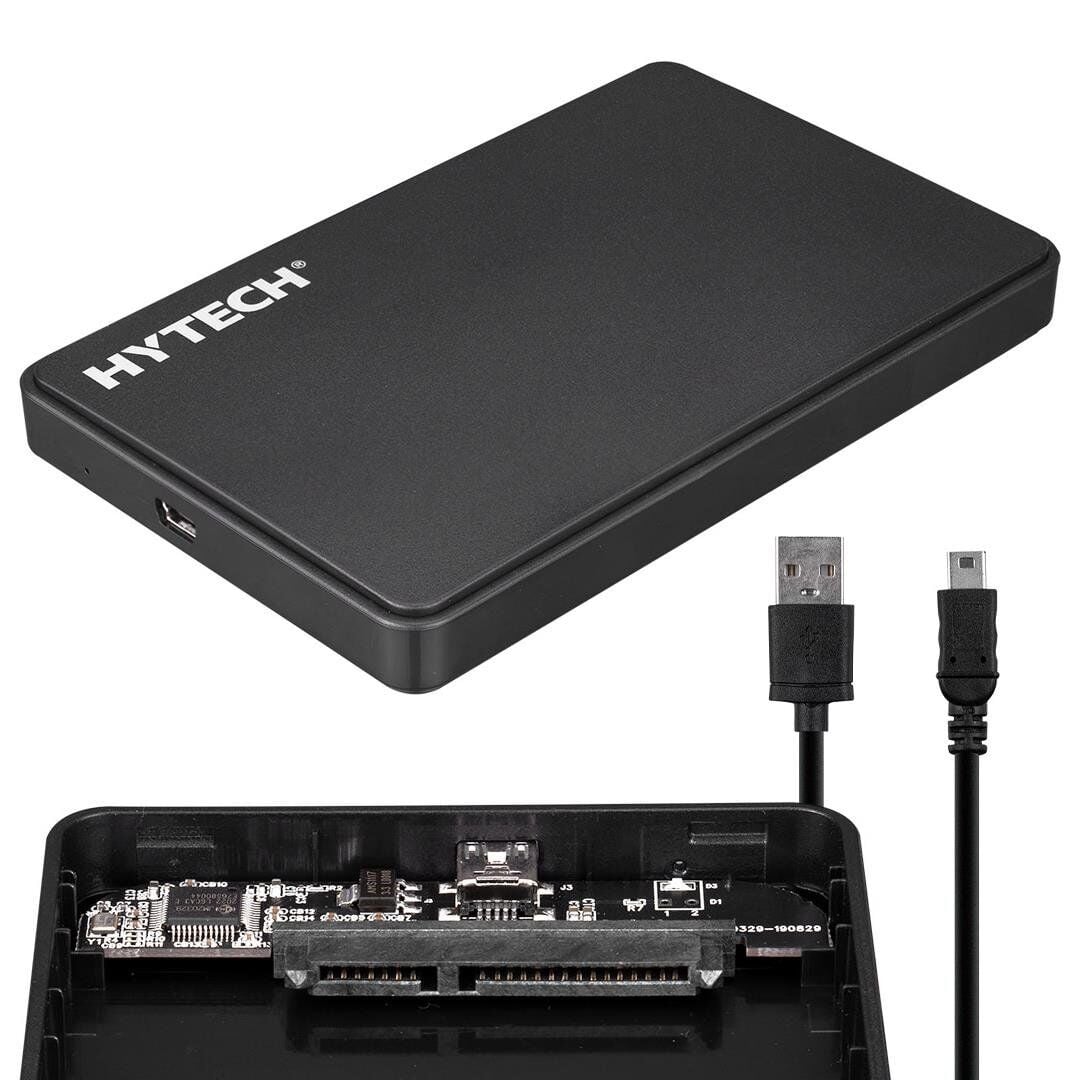 Hytech HY-HDC21 2.5 İnç USB 2.0 SATA Harici Hard Disk Kutusu Siyah