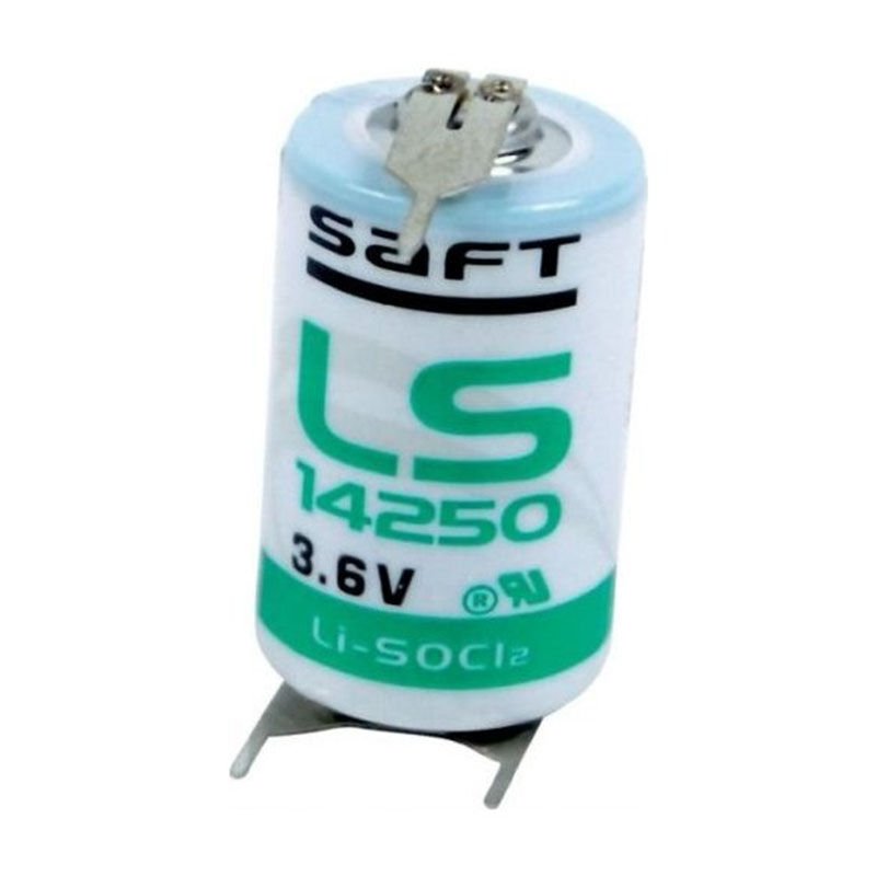Saft Pil Kısa Puntalı 14250 Lityum 3.6v Şarjlı Pil  LI-SOCI2 Kablosuz Alarm Barkod Yazıcı Tarayıcı Pili