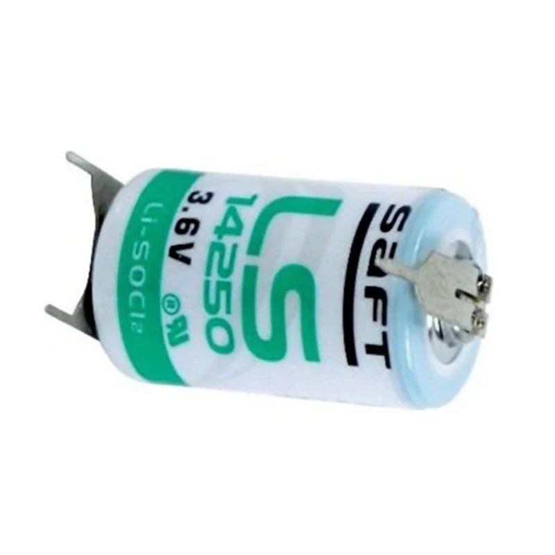 Saft Pil Kısa Puntalı 14250 Lityum 3.6v Şarjlı Pil  LI-SOCI2 Kablosuz Alarm Barkod Yazıcı Tarayıcı Pili