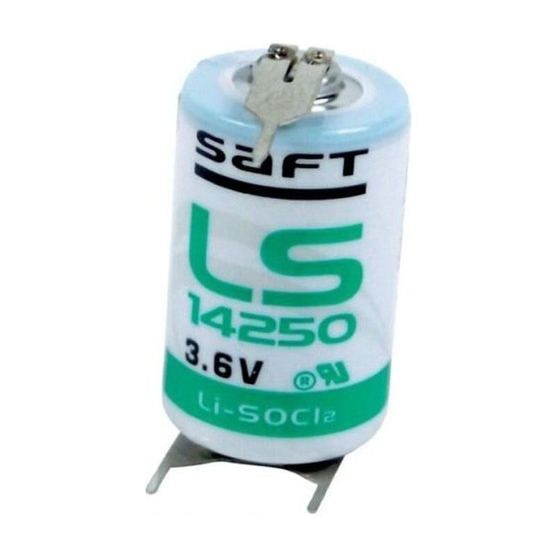 Saft Pil Kısa Puntalı 14250 Lityum 3.6v Şarjlı Pil  LI-SOCI2 Kablosuz Alarm Barkod Yazıcı Tarayıcı Pili