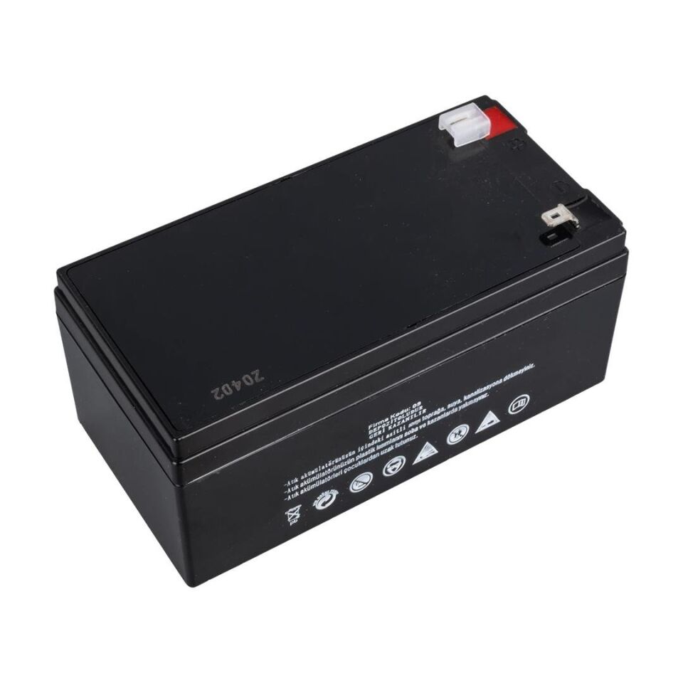 Atex 12 Volt 3.2 Amper Kuru Akü 134x67x61 mm Yeni Tarihli Taze Akü 13.4X6.7X6.1CM
