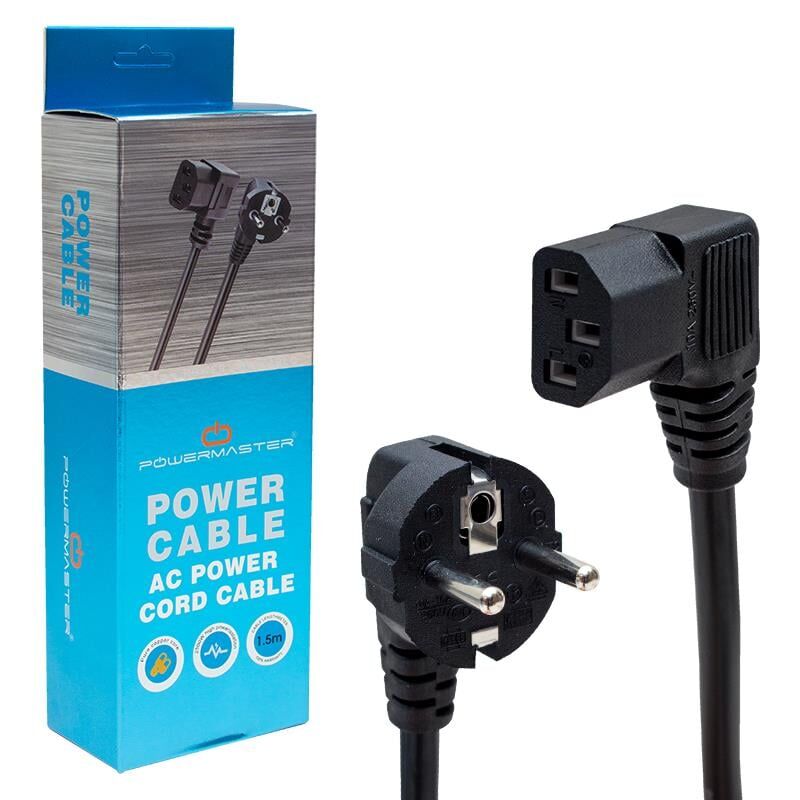Powermaster 3X1mm Power Kablo 1.8 Metre Monitör Bilgisayar Enerji Elektrik Kablosu