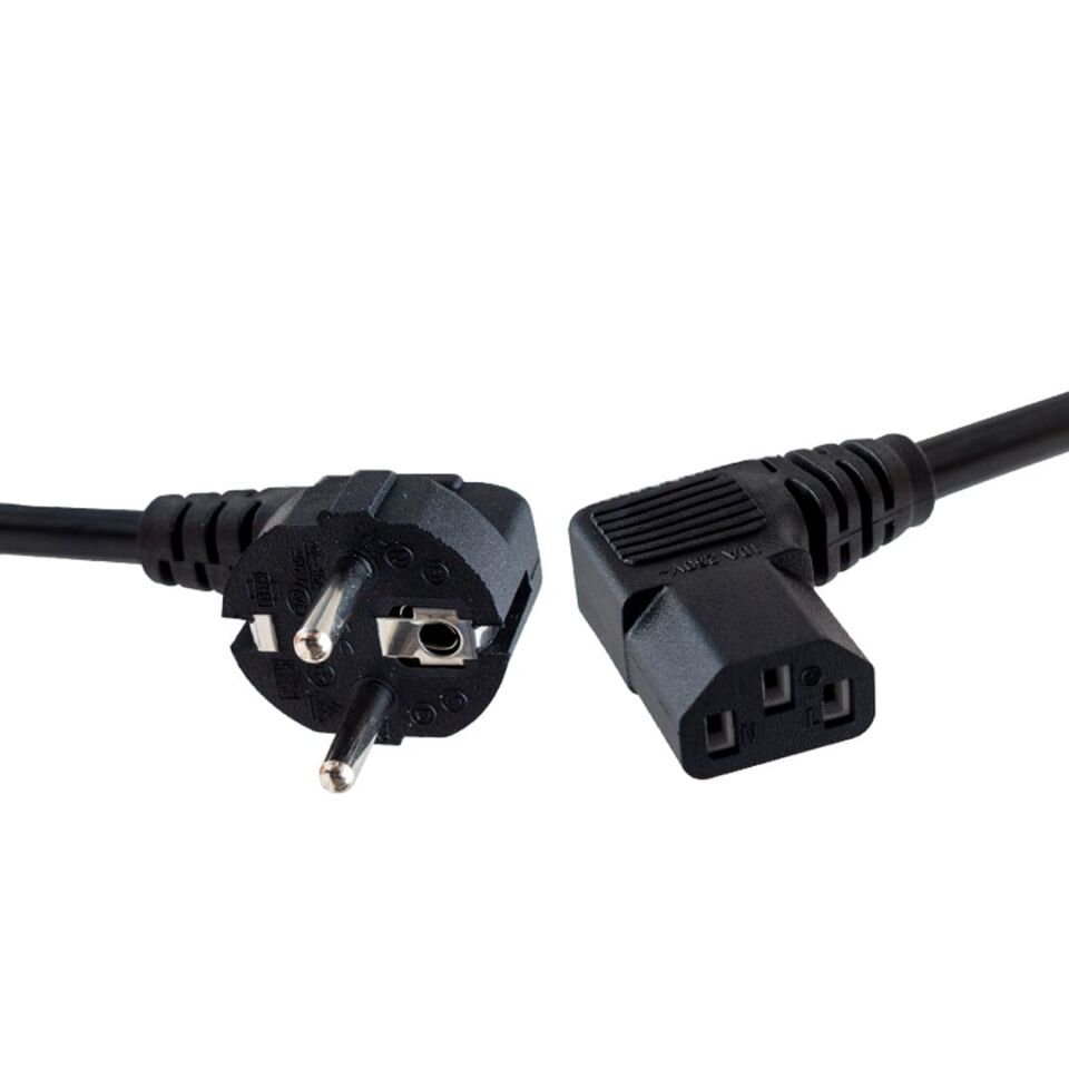 Powermaster 3X1mm Power Kablo 1.8 Metre Monitör Bilgisayar Enerji Elektrik Kablosu