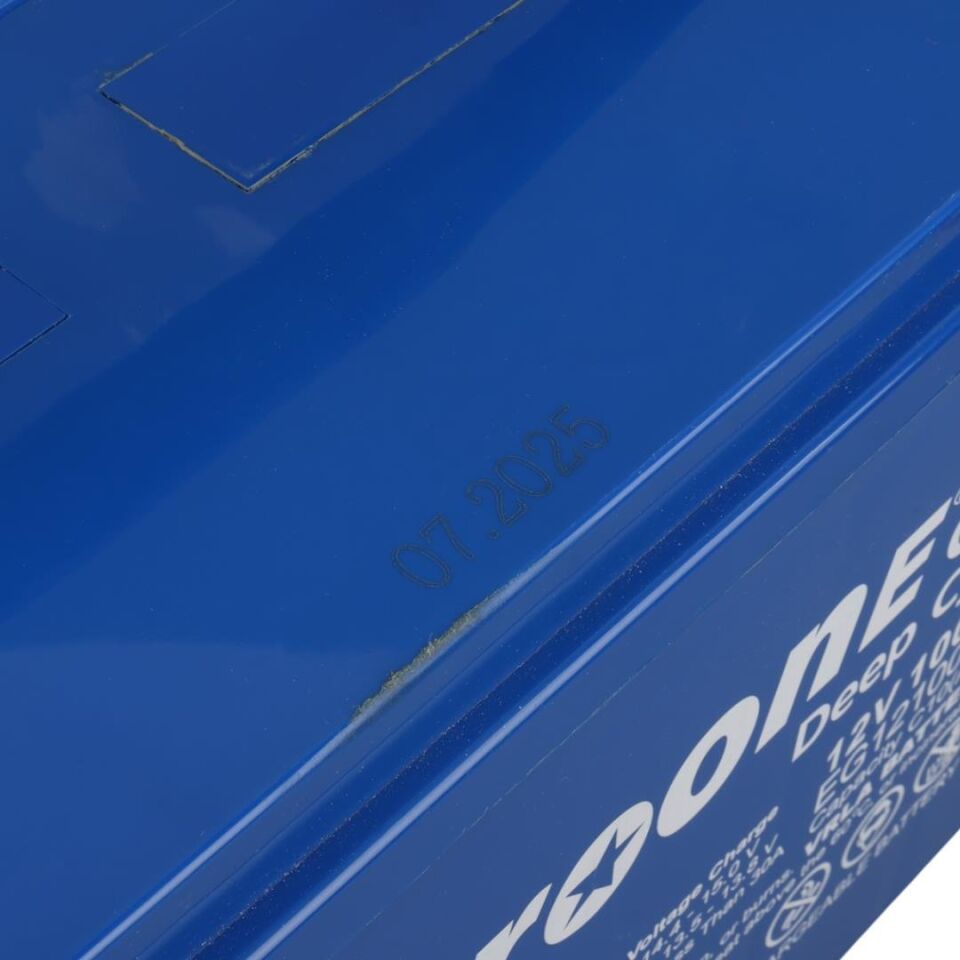 Ayt Euroone EG12100 12 Volt 100 Amper Deep Cycle Jel Akü Yeni Tarihli Taze Akü