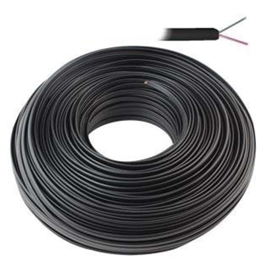 Lan LN-TEL33 Siyah 2 Li Flat Köken 100 Metre Telefon Kablosu