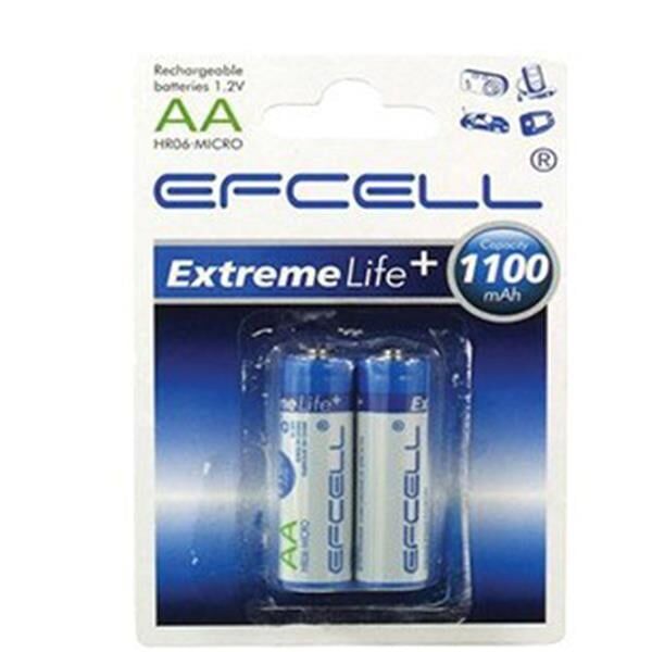 Efcell Extreme Life+ 1.2V 1100Mah Şarj Edilebilir AA Kalem Pil (2'Li Paket)