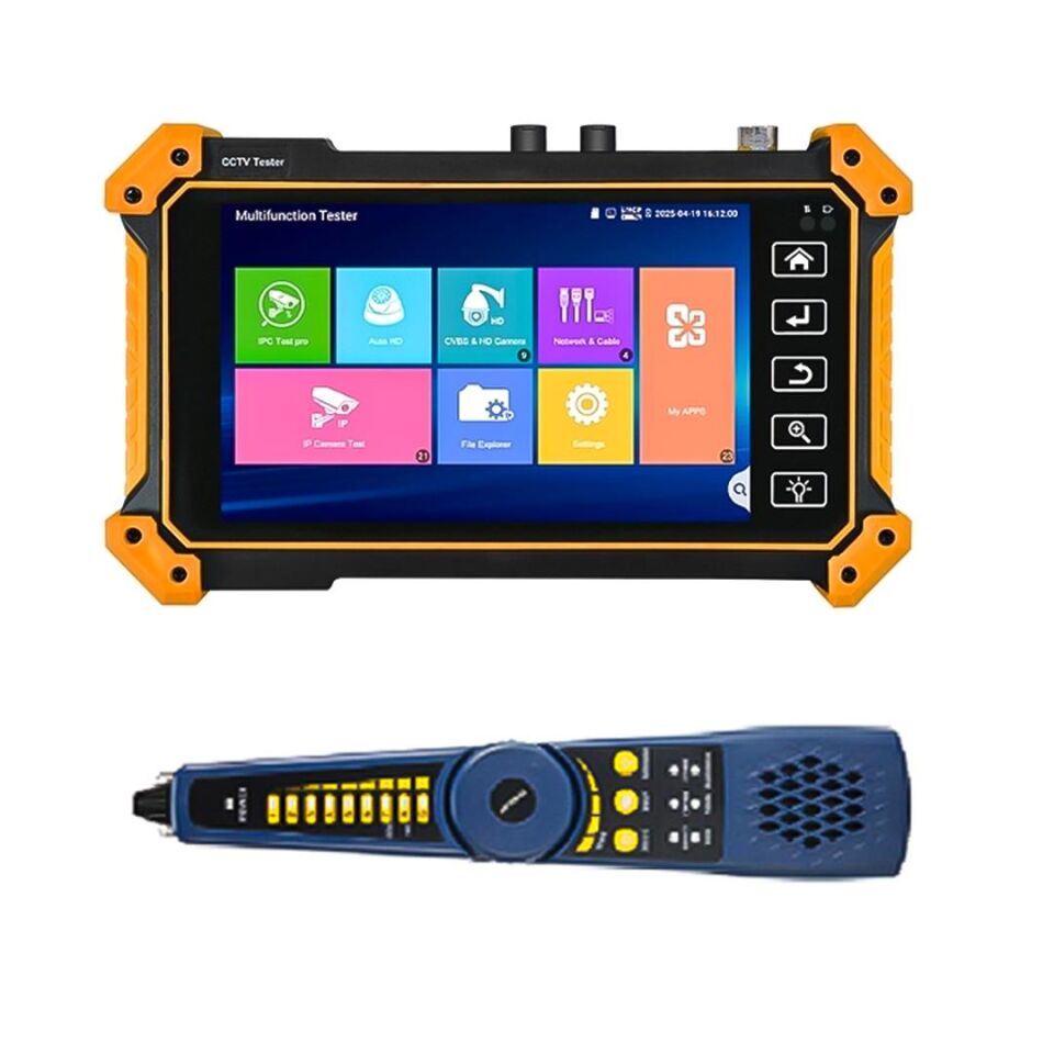 Novacom NVC-MFOV58 IP-HD-TVI-CVI-AHD-OPM-VFL Fiber CCTV Kamera Test Cihazı