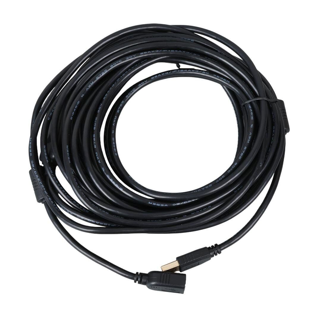 Ayt Powermaster Pm-19955 Usb 2.0 Siyah Chipset 10 Metre Usb Uzatma Kablosu