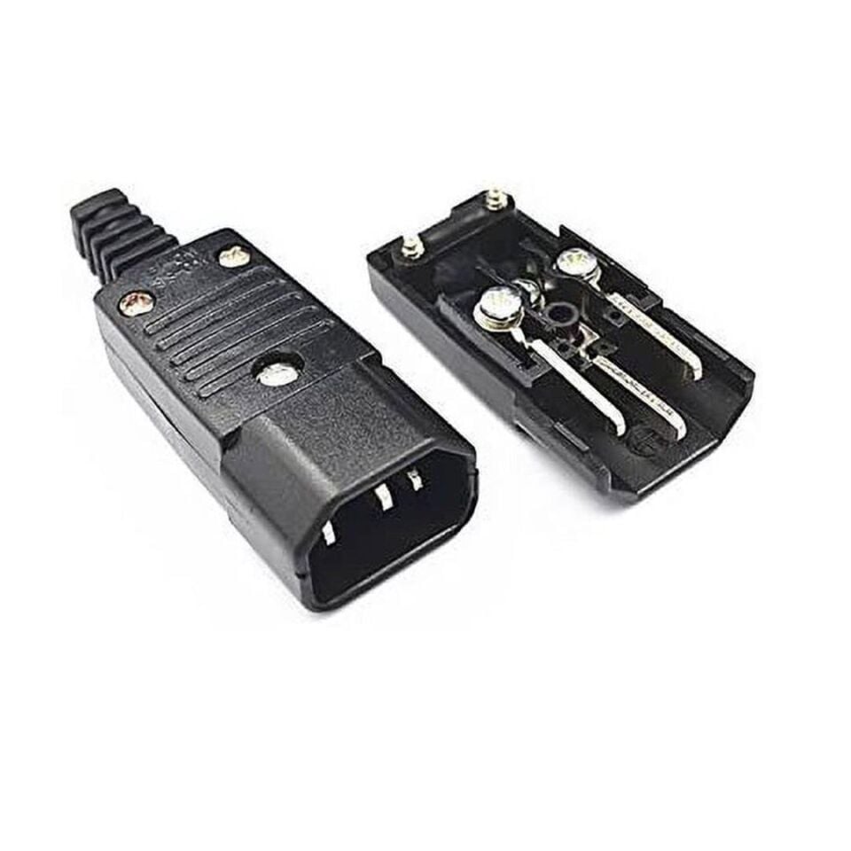 Ayt C15 Power Seyyar Dişi Fiş Pc Monitör Soket Tipli Power Güç Kablosu Ucu