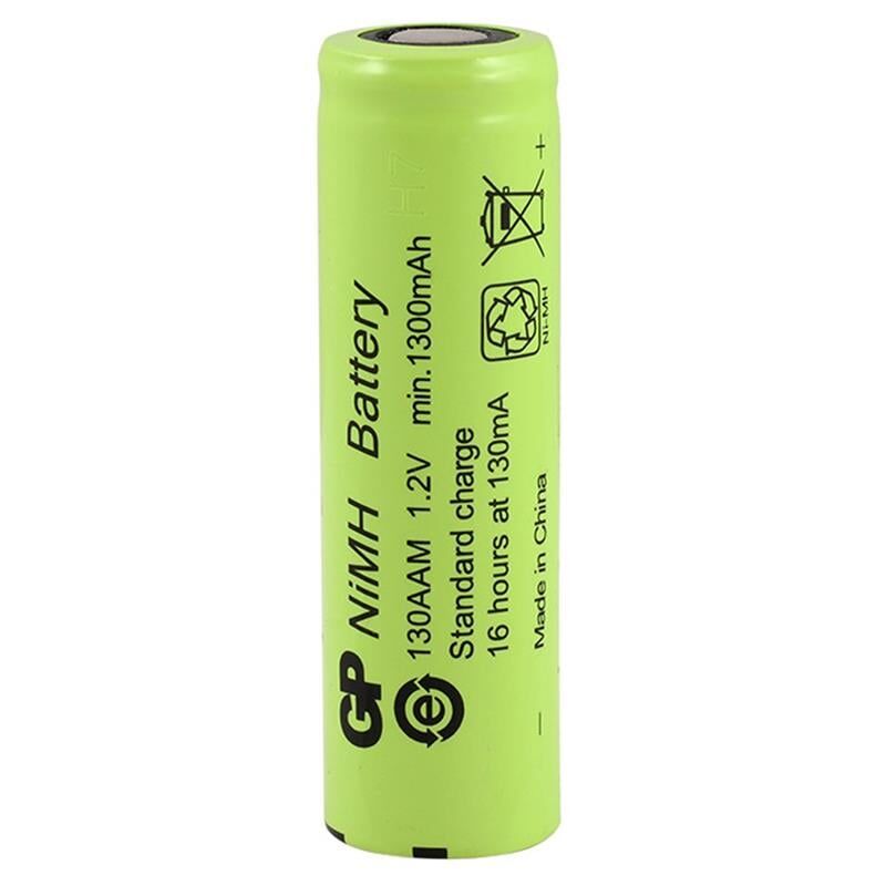 GP 1300mA 1.2V Düz Kafa Şarjlı AA Kalem Pil 130AAM