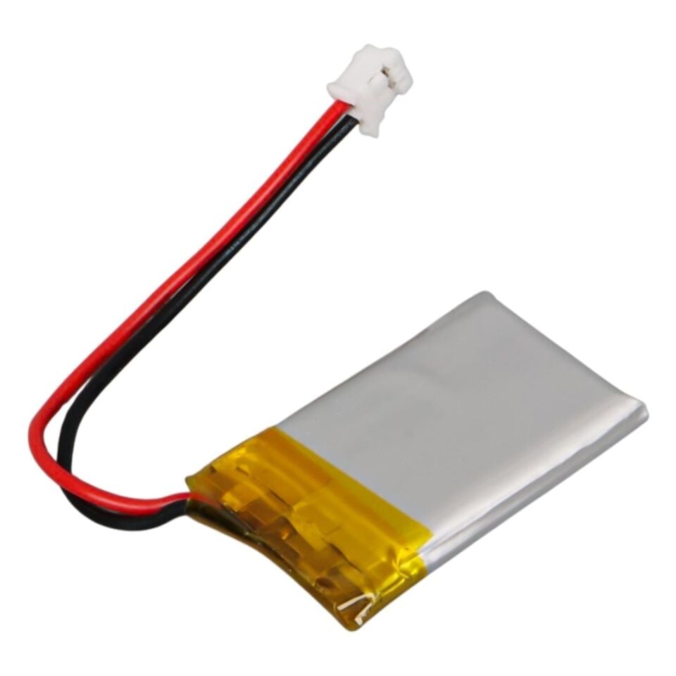 Powermaster 3.7 Volt 200 Mah Lityum Polimer Şarjlı Pil 4X20X30 mm Akıllı Saat Kulaklık Pili