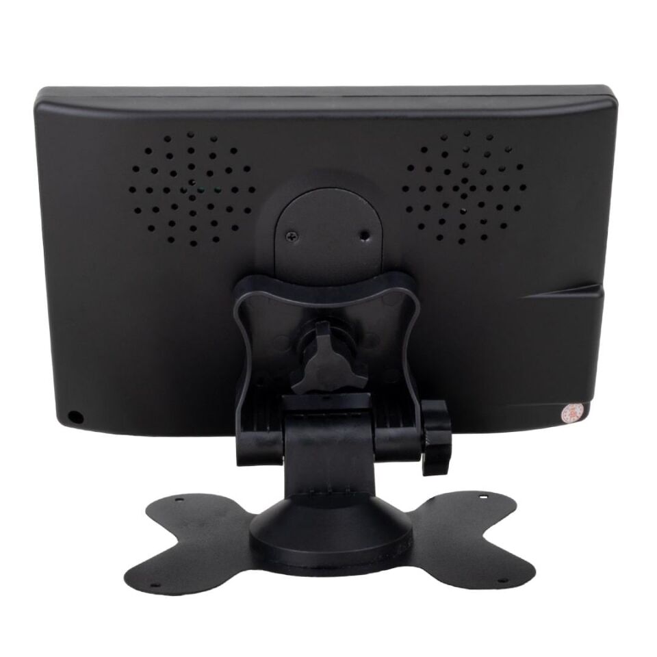 Powermaster 7 İnç Dijital Oto Monitör 4 e Bölünebilen Ekran Araç 4 Girişli Monitör Servis Ve Uzun Araç İçin