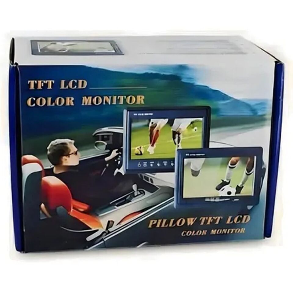Powermaster 7 İnç Dijital Oto Monitör 4 e Bölünebilen Ekran Araç 4 Girişli Monitör Servis Ve Uzun Araç İçin