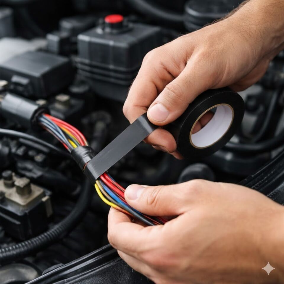 Sunup SN-27918 Siyah 0.13x18 Mm İzole PVC Elektrikçi Bant 5 li Paket İzola Band