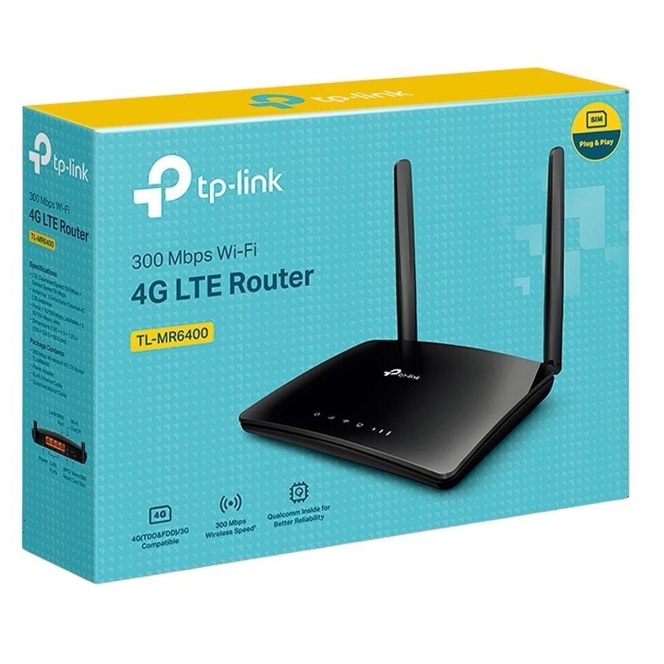 TP-Link TL-MR6400 300 Mbps 4G LTE Sim Kart Girişli Kablosuz N Router