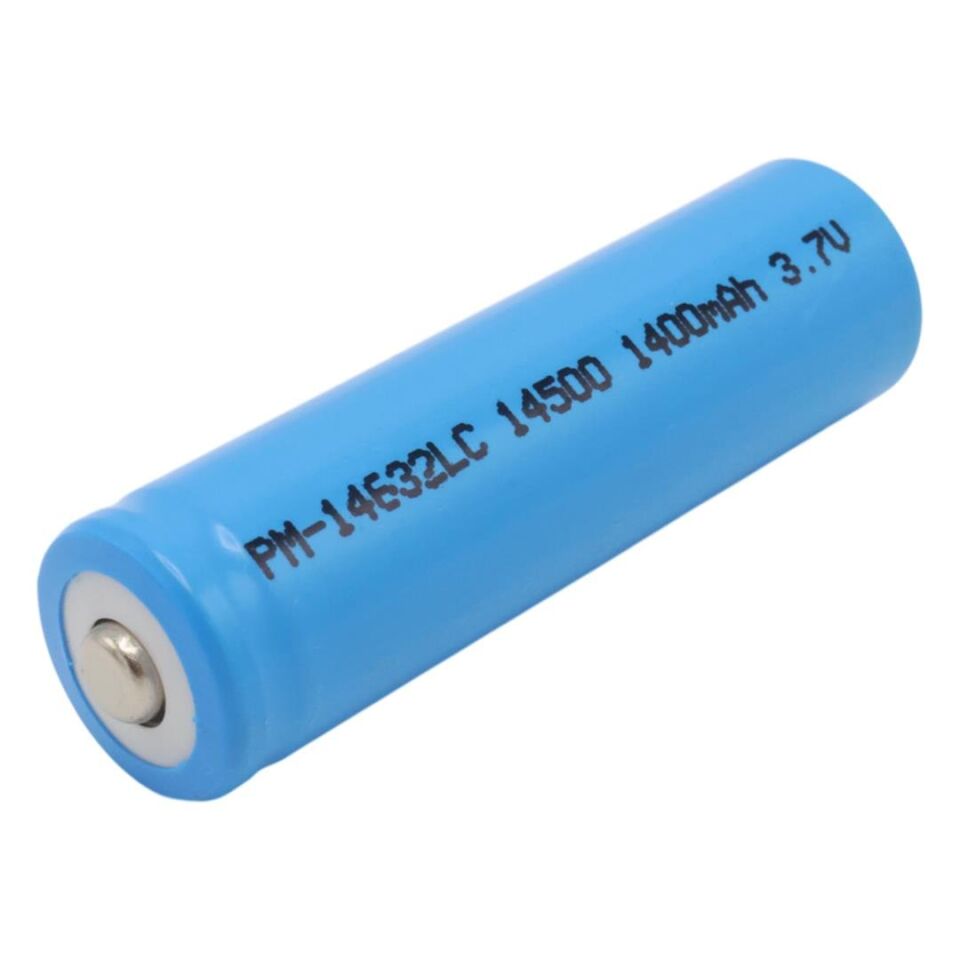 Ayt Powermaster PM-14632 LC 14500 3.7 Volt 1400mAh Şarj Edilebilir El Feneri Pili AA Pil İle Aynı Boyutta