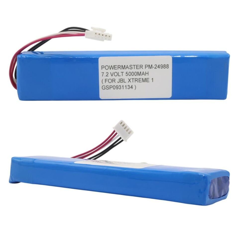 Ayt Powermaster Pm-24988 7.4V 5000mAh Li-ion Lityum Batarya JBL Xtreme1 Pili Uyumlu 144x34x18mm