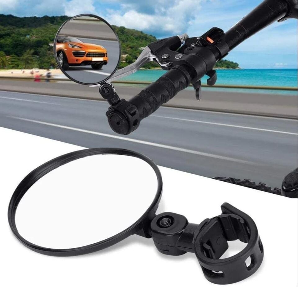 Ayt Sunup SN-27123 Elektrikli Scooter Bisiklet Dikiz Aynası 80 Mm Gidon Aynası Ayarlanabilir