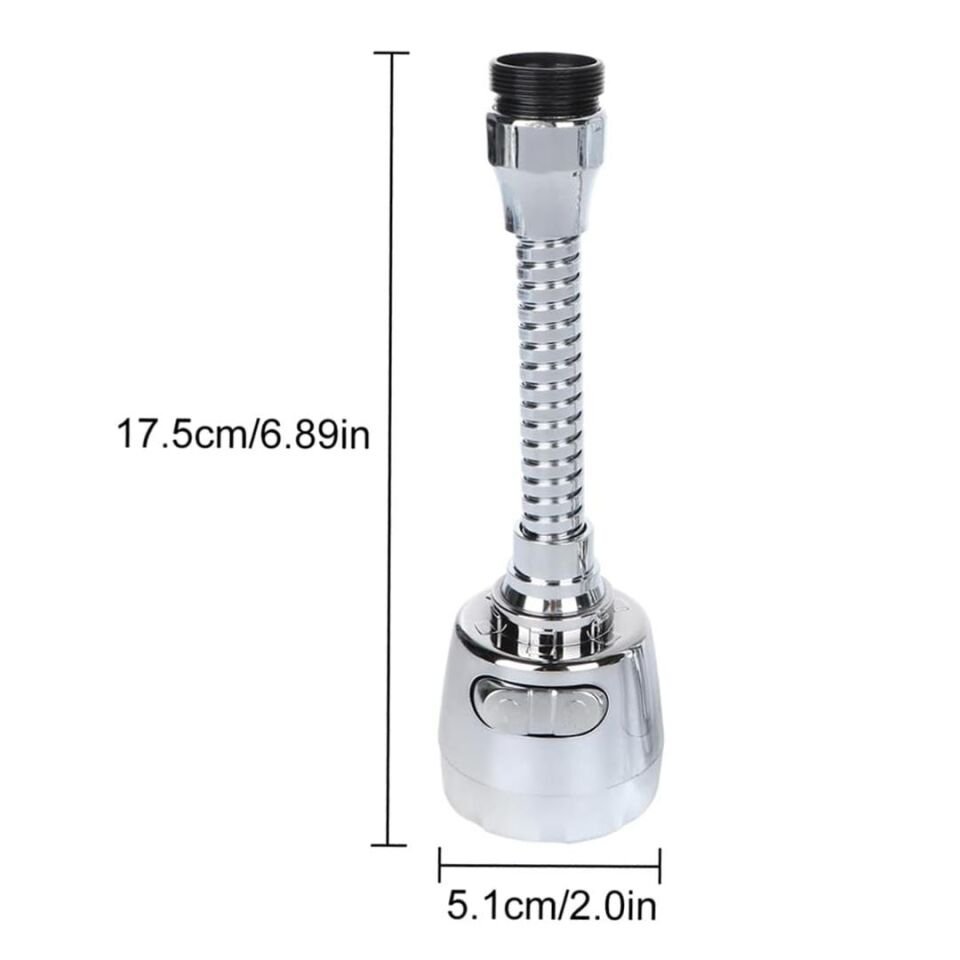 Ayt Sunup SN-27116 2 Kademeli Tasarruflu Mutfak Musluk Başlığı Universal 175x51mm