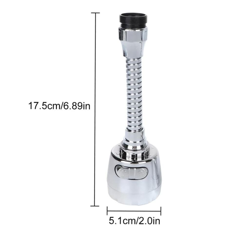 Ayt Sunup SN-27116 2 Kademeli Tasarruflu Mutfak Musluk Başlığı Universal 175x51mm