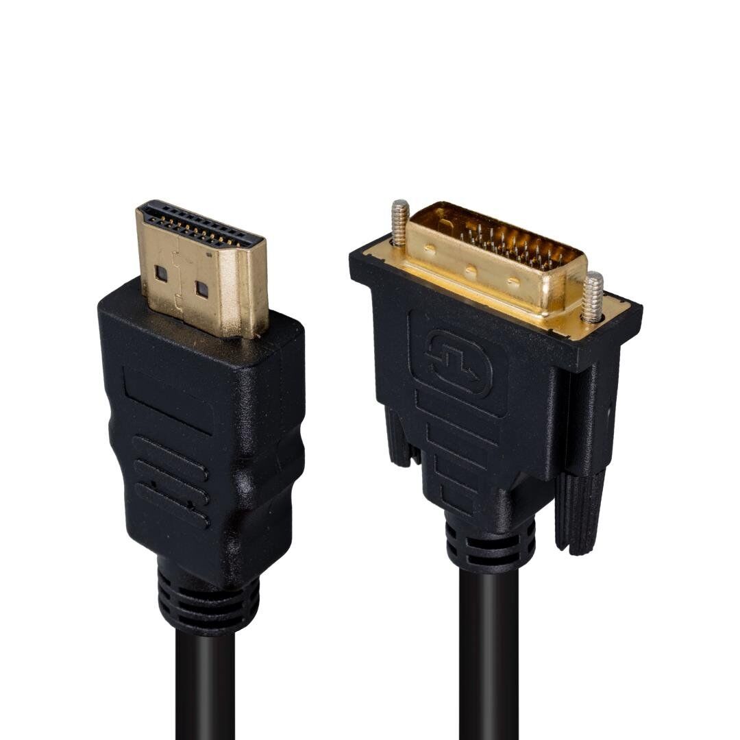 Ayt Powermaster 1.5 Metre HDMI DVI Kablo Dvi To Hdmi Bilgisayar Pc Dvi Çıkışını Hdmi Çevirici Dönüştürücü Kablo