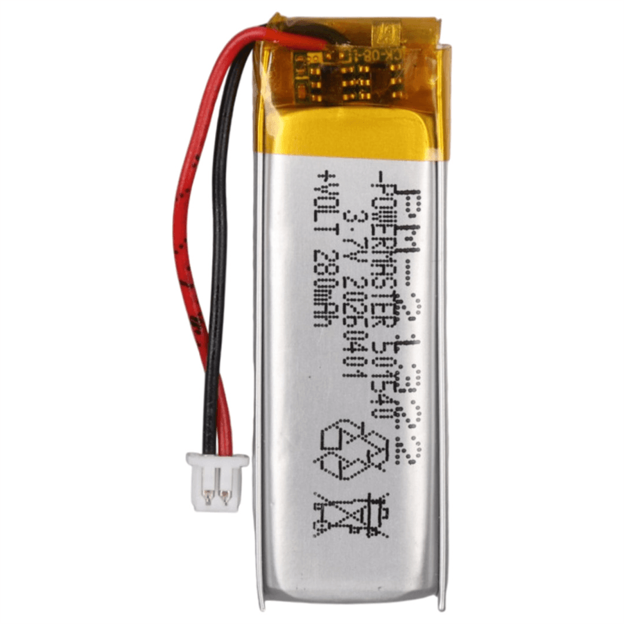 Powermaster 3.7 Volt 280 Mah Lityum Polimer Şarjlı Pil 5X15X40 mm Akıllı Saat Kulaklık Pili