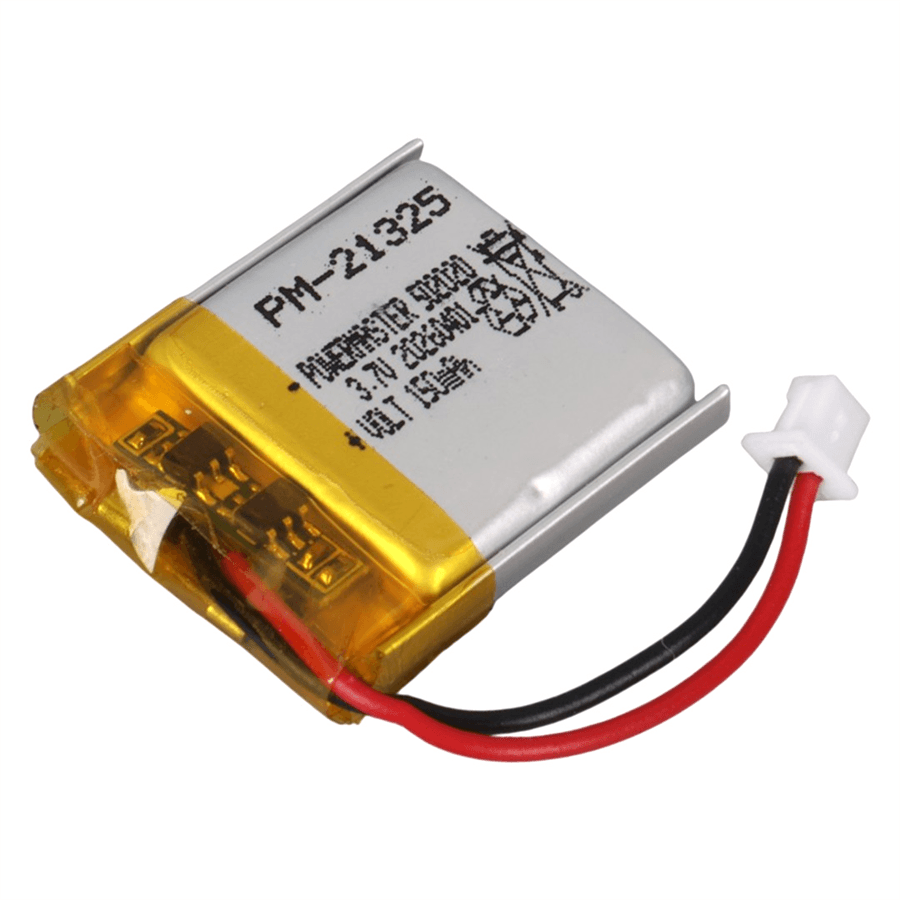 Powermaster 3.7 Volt 180 Mah Lityum Polimer Şarjlı Pil 5X20X20 mm Akıllı Saat Kulaklık Pili