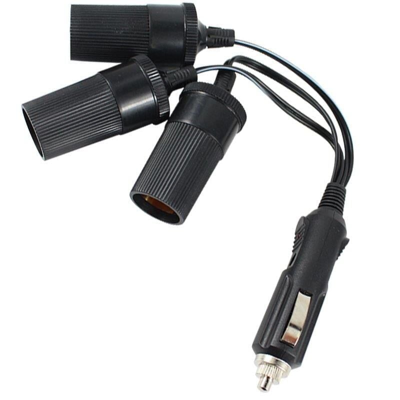 Powermaster Çakmak Fiş Çoklayıcı 3 lü 1 Erkek 3 Dişi Oto Çakmaklık Çoğaltıcı Araç İçin