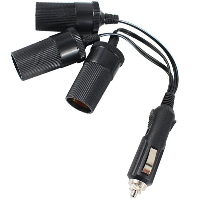Powermaster Çakmak Fiş Çoklayıcı 3 lü 1 Erkek 3 Dişi Oto Çakmaklık Çoğaltıcı Araç İçin