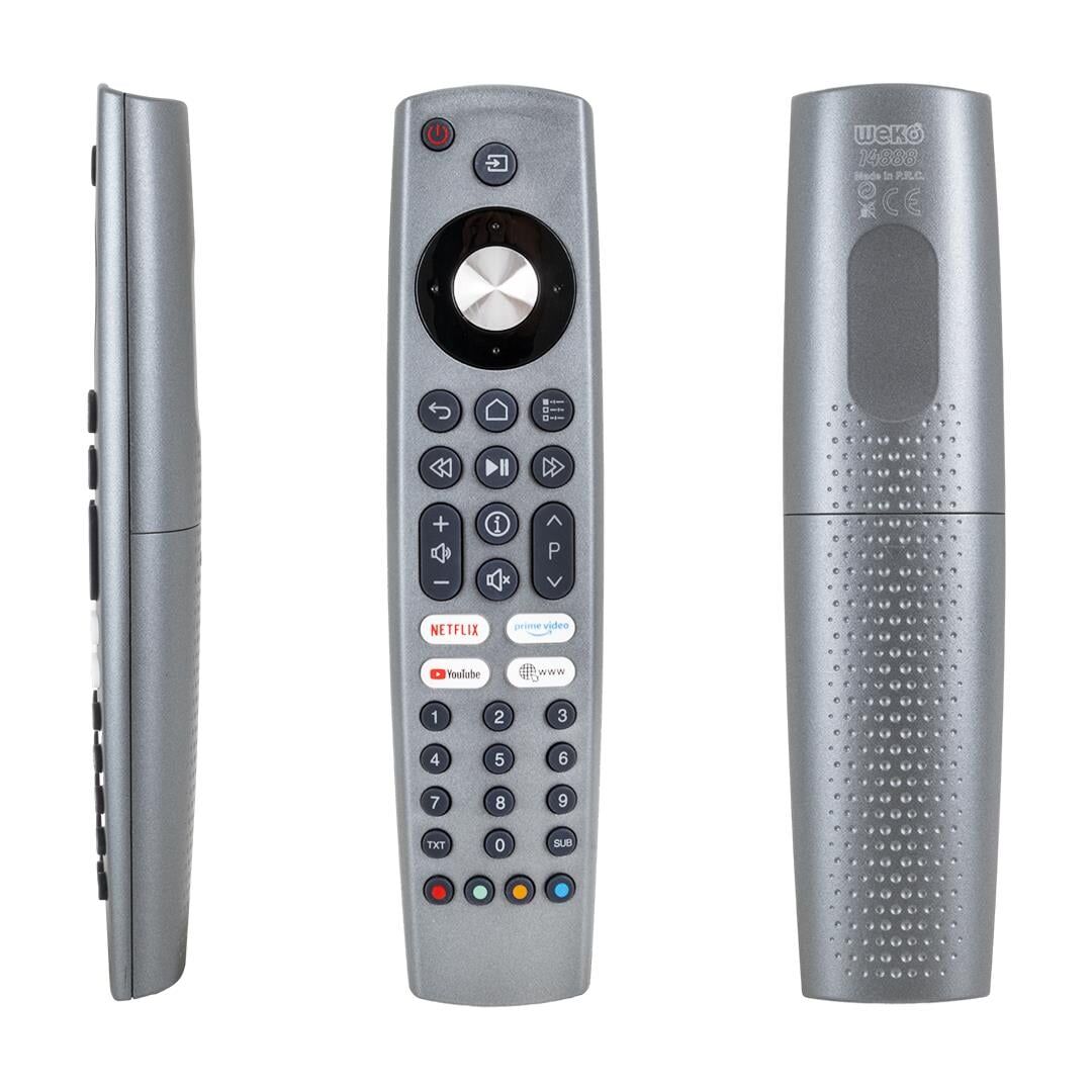 Arçelik A55 E 795B - Beko B55 A 860 - Grundig AN1187R Netflix-Youtube-Prime Google Play Tuşlu Lcd Tv Kumandası