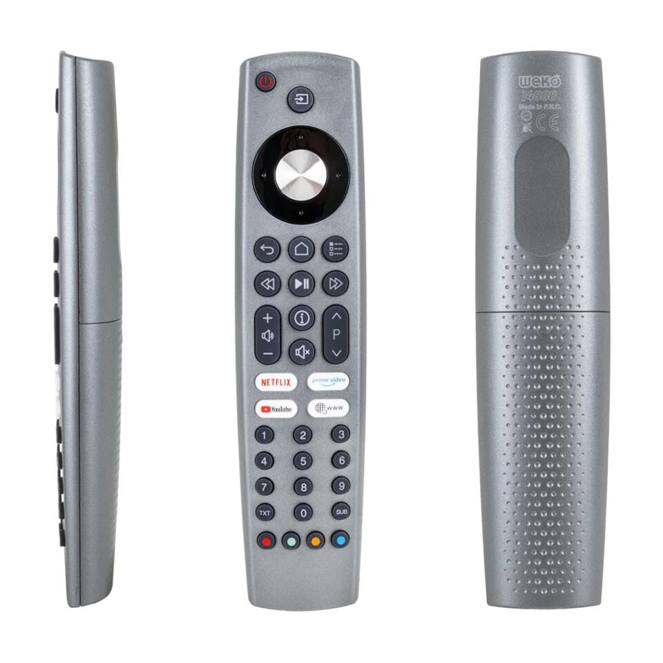 Arçelik A55 E 795B - Beko B55 A 860 - Grundig AN1187R Netflix-Youtube-Prime Google Play Tuşlu Lcd Tv Kumandası