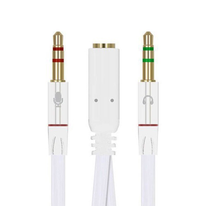 Ayt Powermaster PM-1444 Kulaklık Mikrofon Çevirici Ayırıcı Kablo 20 Cm Stereo Mikrofon Kulaklık Ayırıcı
