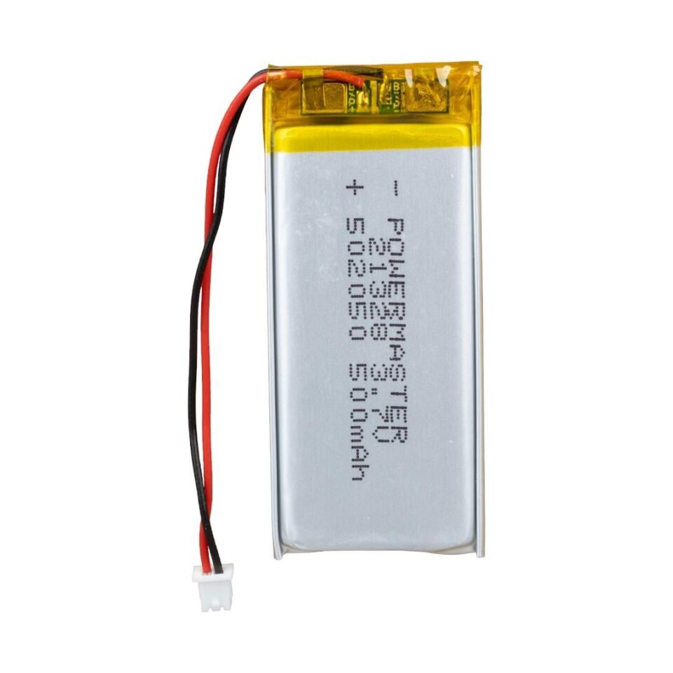 Powermaster 3.7 Volt 500 Mah Lityum Polimer Şarjlı Pil 5X20X50 mm Akıllı Saat Kulaklık Pili