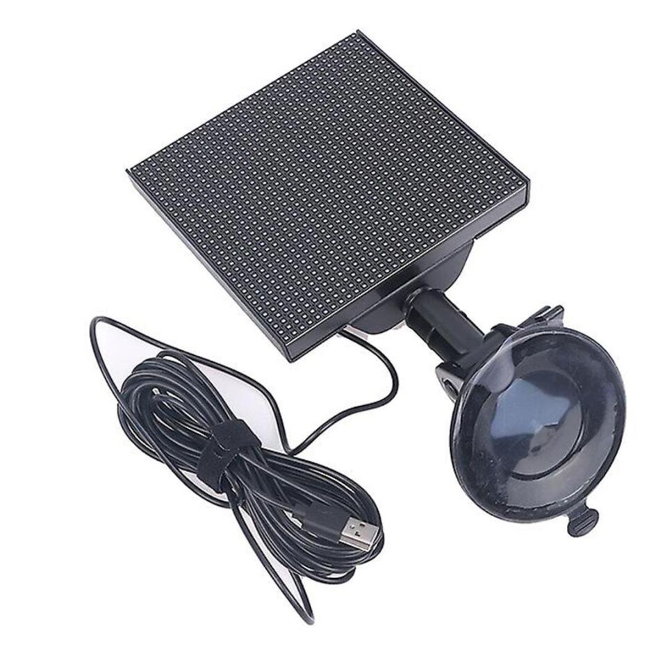 Powermaster PM-24068 Ledli Araç Arka Cam İfade Ekran Paneli Oto Ledli Dijital Ekran Cep Telefonundan Kontrollü